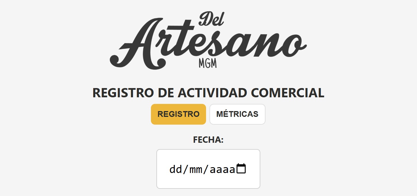 Proyecto desarrollado para Alimentos del Artesano